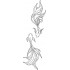 Two Fishes Line Art