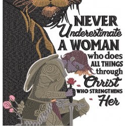 Never Underestimate Woman Quote