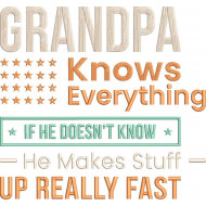 Funny Grandpa Knows Everything