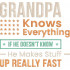 Funny Grandpa Knows Everything