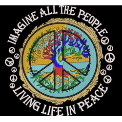 Imagine Peace Life Quote 