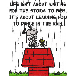 Dance In The Rain Life Quote