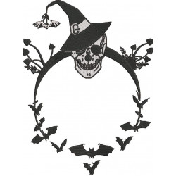 Halloween Skull Frame