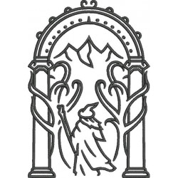 Grey Wizard Magical Door
