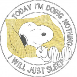 I Will Just Sleep Nosey Dog