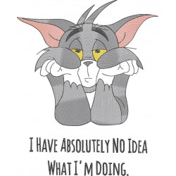 I Have No Idea Tom Cat