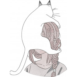 Cat On Girl
