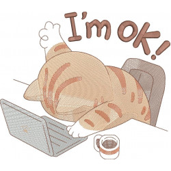 I'm Ok Sleepy Cat