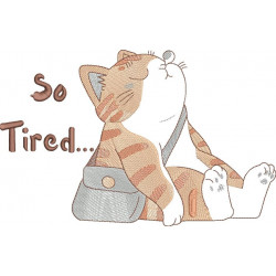So Tired Cat