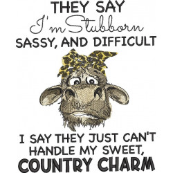 Country Charm Cow 