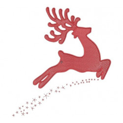 Christmas Reindeer Silhouette
