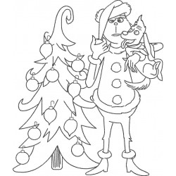 Grinchmas Line Art
