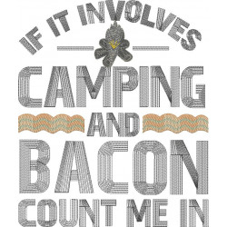 Camping And Bacon Quote