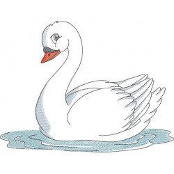 Swan Line Art