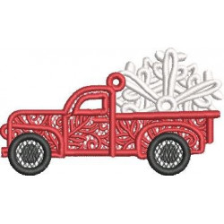 Truck With Snowflake FSL