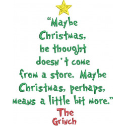 Christmas Means More Christmas Thief Saying