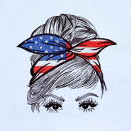 Americana Bandana Girl