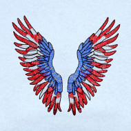 American Flag Angel Wings