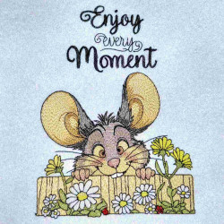 Enjoy Every Moment Mouse Quote