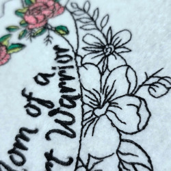 Mom Of A Heart Warrior Anatomical Heart Quote