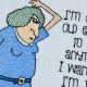 Old Enough But Too Tired Funny Lady Old Enough But Too Tired Funny Lady