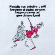Ladies Friendship Funny Saying 