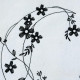 Floral Moon Line Art Floral Moon Line Art