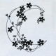Floral Moon Line Art Floral Moon Line Art