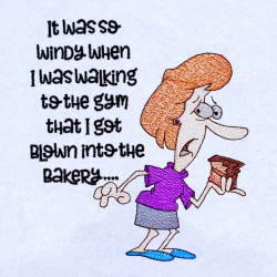 Funny Gym Lady Saying