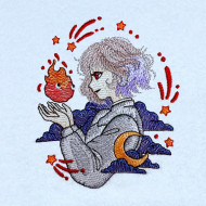 Anime Character With Fire