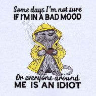 Moody Otter Funny Saying 