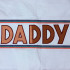 Daddy Applique Embroidery Design