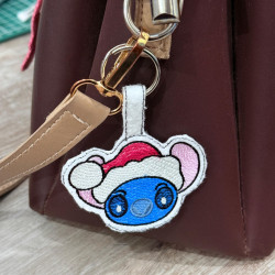Christmas Stitch ITH Snap tab