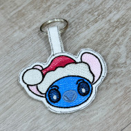 Christmas Stitch ITH Snap tab