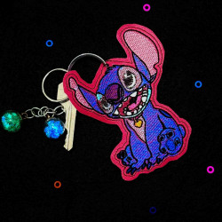 Stitch With Puppy Eyes ITH Keyfob