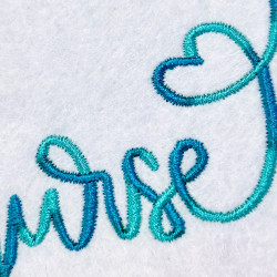 Nurse Embroidery Design