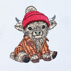 Baby Highland Calf