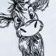 Cute Cow Line Art Cute Cow Line Art