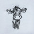 Cute Cow Line Art