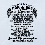 Mom And Dad In Heaven Quote
