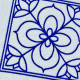 Floral Square Frame Floral Square Frame