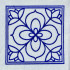 Floral Square Frame