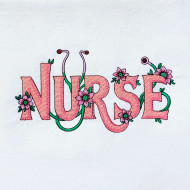 Floral Nurse Logo