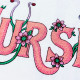 Floral Nurse Logo Floral Nurse Logo