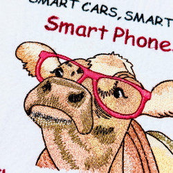 Smart People Funny Cow Saying