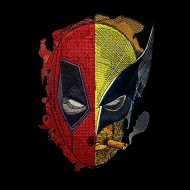Superheroes Split Faces