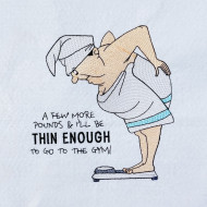Weight Loss Funny Lady Saying
