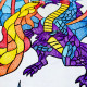 Stained Glass Dragon Stained Glass Dragon