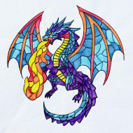 Stained Glass Dragon