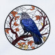 Stained Glass Raven Stained Glass Raven